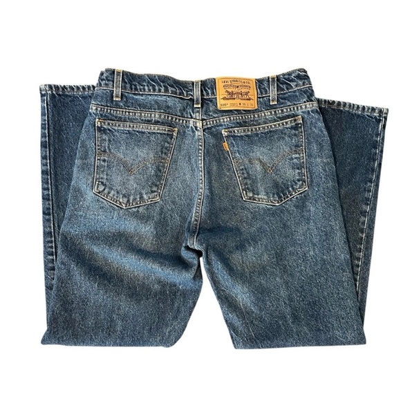 Levi's 505 Regular Fit Straight Leg Vtg Orange Tab W36 L31 - Picture 3 of 5